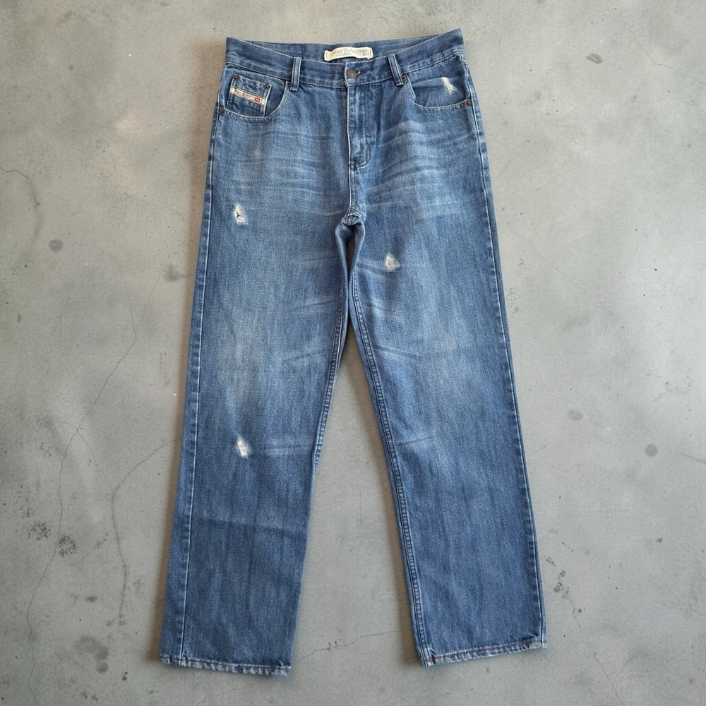 Vintage Diesel Rabox Jeans Men 32x32 Straight Leg Distressed Fits 30x32 00770